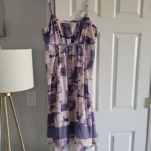 Simply Vera Vera Wang Asymmetrical Summer Dress in Purple and Pink